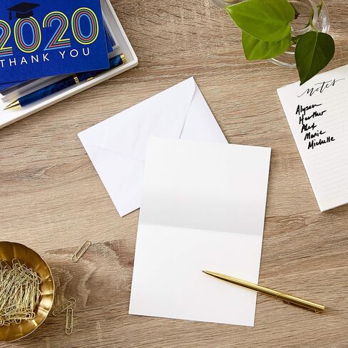 Hallmark Graduation Thank You Cards Bulk, Class of 2024, Retro Blue (40 Thank You Notes with Envelopes) in Saudi Arabia