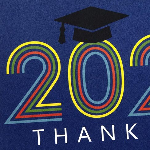 Hallmark Graduation Thank You Cards Bulk, Class of 2024, Retro Blue (40 Thank You Notes with Envelopes) in Saudi Arabia