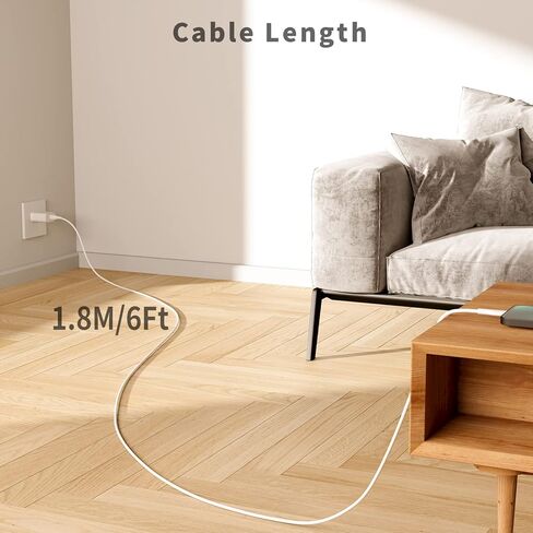 كابل USB C إلى Lightning من السيليكون المرن، معتمد من MFi. 3A، توصيل طاقة USB للشحن السريع بقدرة 30 وات (USB PD) لأجهزة iPhone 13 و12 و11 وPro وMax Mini وSE. (أسود in Kuwait