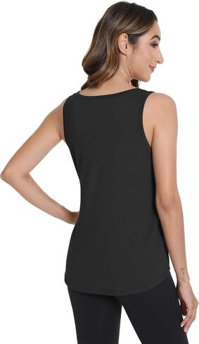 WiWi Viscose from Bamboo Tank Tops for Women Sleeveless Pajama T-Shirt Tanks Loungewear Basic Shirts S-XXL in Saudi Arabia