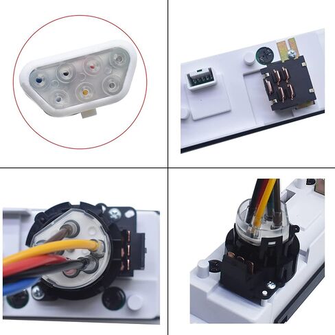 HV AC Heater Control Panel with Blower Control Motor Switch Replacement for 1999-2004 Jeep Wrangler TJ W/Air Conditioning reples 55037473AB HS-373 in Saudi Arabia