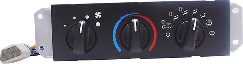 HV AC Heater Control Panel with Blower Control Motor Switch Replacement for 1999-2004 Jeep Wrangler TJ W/Air Conditioning reples 55037473AB HS-373 in Saudi Arabia