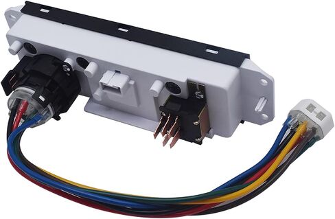 HV AC Heater Control Panel with Blower Control Motor Switch Replacement for 1999-2004 Jeep Wrangler TJ W/Air Conditioning reples 55037473AB HS-373 in Saudi Arabia