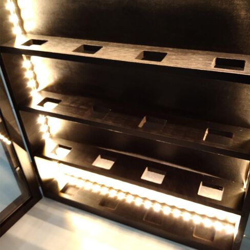 حامل قرص الهوكي، حافظة عرض قرص الهوكي مع قفل أمان مطلي بالذهب الشفاف للحماية من الأشعة فوق البنفسجية، شريط مضاء (قرص الهوكي غير متضمن) in Kuwait