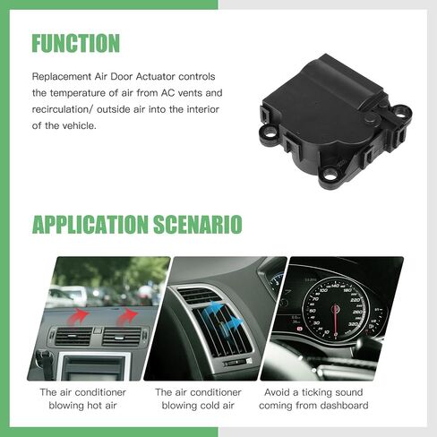 SCITOO HVAC سخان مزيج الباب استبدال المحرك لـ Genesis لـ G80 2017-2018، لـ Genesis لـ G90 2017-2018، لـ Hyundai لـ Santa Fe 2010-2018، 604-309 إعادة التدوير الرئيسية in Saudi Arabia