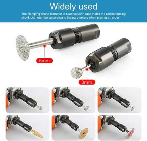 GYORI 3mm/6mm Grinder Adapter for Angle Grinder - Thread Grinding, Cutting, Sanding, Polishing, and More in Saudi Arabia