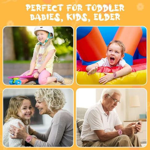Watchband Compatible with Airtag, Silicone/Nylon Bracelet Protective Case for AirTag, Anti-Lost Adjustable Wristband for AirTags, Durable Anti-Scratch Protective Cover for Kids Elderly in Saudi Arabia