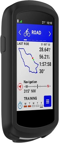 غطاء حافظة MOTONG لـ Garmin Edge 1040 - غطاء حماية من السيليكون لـ Garmin Edge 1040 (سيليكون أسود) in Kuwait