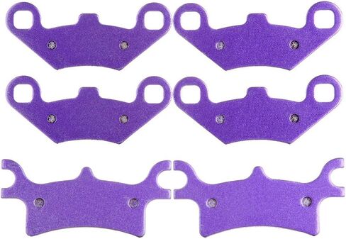 OCPTY Brake Pads Fit for Polaris Sportsman 700 Twin 2002 2003 2005, for Polaris Sportsman 500 4x4 HO 2003 04 05 2006 2008, for Polaris Scrambler 500 4X4 2007 2008 2010 2011 Carbon Fiber in Saudi Arabia