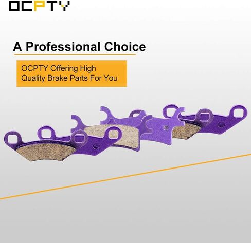 OCPTY Brake Pads Fit for Polaris Sportsman 700 Twin 2002 2003 2005, for Polaris Sportsman 500 4x4 HO 2003 04 05 2006 2008, for Polaris Scrambler 500 4X4 2007 2008 2010 2011 Carbon Fiber in Saudi Arabia