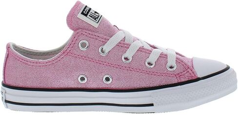 Converse Chuck Taylor All Star OX GS Girls Shoes Size 12, Color: Pink/Black/White-Pink in Saudi Arabia