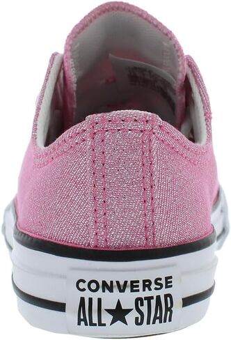 Converse Chuck Taylor All Star OX GS Girls Shoes Size 12, Color: Pink/Black/White-Pink in Saudi Arabia
