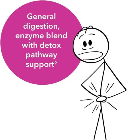 NeuroScience Digest DTX - Enzymes for Digestion, Detox & Gut Support - May Help Occasional Bloating & Gas - Protease, Zinc Carnosine, Apple Cider Vinegar, Turmeric & Cilantro Supplement (90 Capsules) in Kuwait