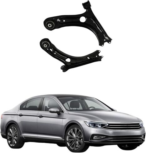 2Pcs Front Control Arm Set with Bushing Replacement for Volkswagen Passat 2012-2021 Replacement for Beetle 2012-2019 522838 522837 561407152A 561407151A 561407152C 561407151C in Saudi Arabia