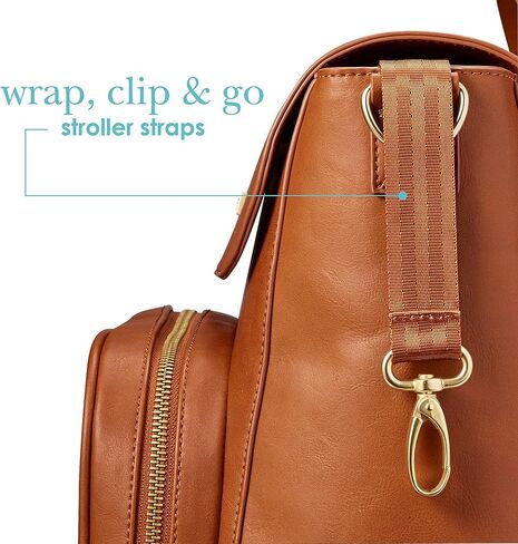 JJ Cole Brookmont Diaper Bag, Cognac in Kuwait