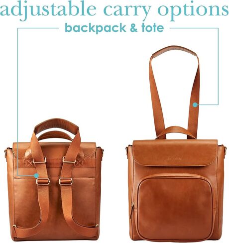 JJ Cole Brookmont Diaper Bag, Cognac in Saudi Arabia