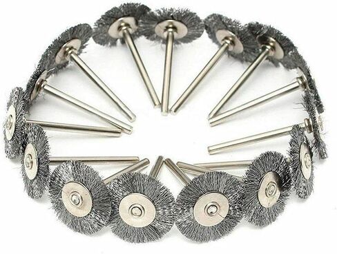 Stainless Steel Wire Brush Compatible with Dremel Rotary Die Grinder Removal Wheel Tool, 10PCS Lots in Saudi Arabia