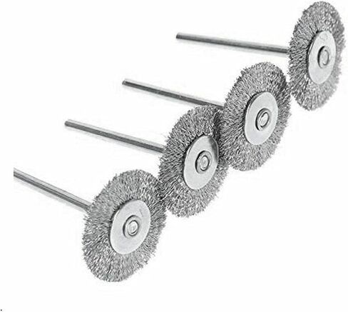 Stainless Steel Wire Brush Compatible with Dremel Rotary Die Grinder Removal Wheel Tool, 10PCS Lots in Saudi Arabia