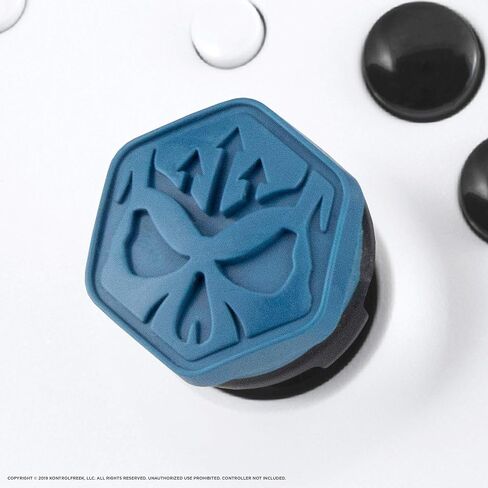 KontrolFreek Call of Duty Modern Warfare Performance Thumbsticks لأجهزة Xbox One وXbox Series X | 2 منتصف الارتفاع، محدب | أزرق/أسود in Kuwait