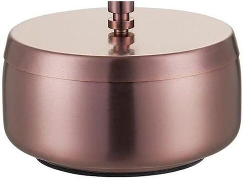 Handcrafted Metal Ashtray with Lids, Windproof Cigarette Ashtray Smokeless for Indoor or Outdoor, Ash Holder for Patio Desktop Office Smokers, Ash Tray for Tabletop Home Office Décor (Black, XL) in Saudi Arabia