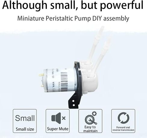 Gikfun 12V DC Peristaltic Dosing Pump Liquid Pump for Aquarium Lab Analytic DIY EK1977 (Right Angle) in Saudi Arabia