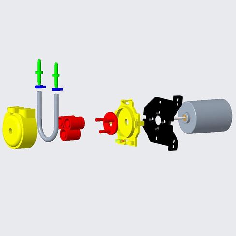 Gikfun 12V DC Peristaltic Dosing Pump Liquid Pump for Aquarium Lab Analytic DIY EK1977 (Right Angle) in Saudi Arabia