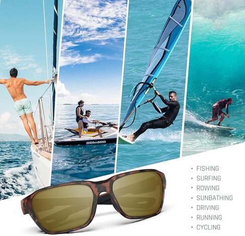 TOREGE Polarized Sunglasses for Men and Womens Oversized Sunglasses UV Protection, Baseball Golf Sun Glasses TR28 TR29 TR30 in Kuwait