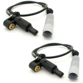 HYAT 2PCS 34521165519 34521163027 Replacement for BMW ABS Wheel Sensor Front Left Right 318I 318IC 318IS 318TI 323IC 323IS 325I 325IC 325IS M3 Z3