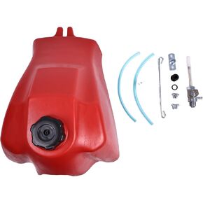 Fuel Tank with Cap and Fuel Petcock FT49002 Compatible with Honda ATC185 ATC185S ATC200 ATC200M ATC200S Big Red 200 1980-1986 in Saudi Arabia