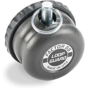 Factor 55 Loop Guard Standard (Truck/SUV), Fits Steel Cable/Rope to 7/16 Diameter - Gray