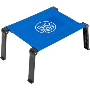 Rio Brands Ultra Compact Fabric Beach Folding Side Table, Blue