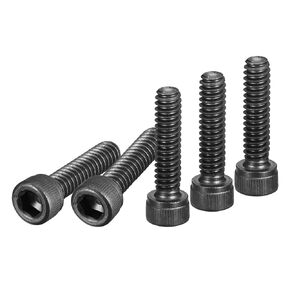 #10-24x1" Socket Head Cap Screws Bolts, 25Pcs 12.9 Grade Alloy Steel, Machine Hex Socket Screw, Hex Drive, Black Oxide Finish, UNC Coarse Thread Fully Threaded