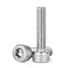 M5-0.8 x 65mm Hex Socket Head Cap Screws Bolts 304 Stainless Steel Metric Machine, Allen Hex Drive, Fully Thread, 20PCS