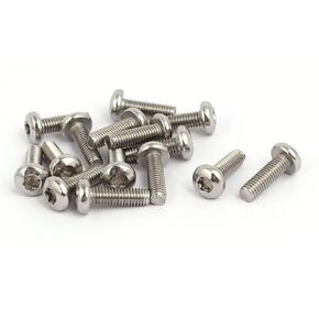 uxcell M6x20mm 304 Stainless Steel Button Head Torx Socket Cap Screws Fasteners 15pcs