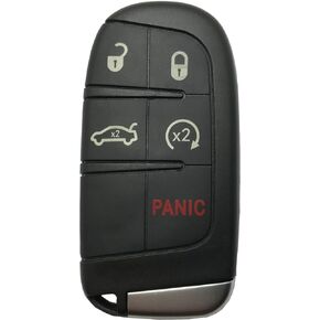 J-ACCES Key Fob Case Shell Fit for Jeep Grand Cherokee Dodge Challenger Charger Dart Durango Journey Chrysler 300