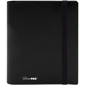 Ultra Pro E-15376 Eclipse 4 Pocket Pro Binder-Jet Black
