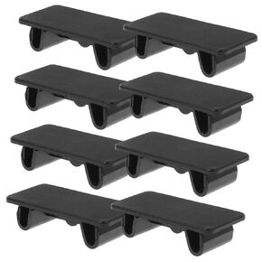 8pcs Switch Panel Cover Stand Car Mounts Rocker Cover Rectangular Rocker Hole Plug Rocker Panel Covers Rectangular Rocker Bracket Filler Nylon Water Proof Plate Cover