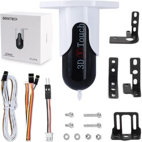 Geeetech Upgrade BL- Touch V3.2 Pro Auto Bed Leveling Sensor with 4 Brackets for Ender 3,Ender-3 Pro, Ender 5, Ender 5 Pro, Ender 5s, CR10, CR10 V3 Printer. Bltouch Kit for 8 or 32 Bit Motherboard
