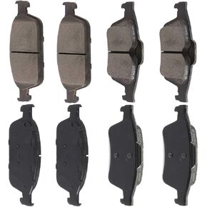 OCPTY Ceramic Brake Pads Front Rear Disc Brake Pads Set 8pcs fit for 2013-2016 for Ford Escape,2013-2018 for Ford Focus,2014-2019 for Ford Transit Connect