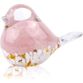 Glass Bird Collectible Figurines Ornaments,Handmde Blown Decor Gift