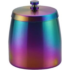 Ashtray With Lid Smokeless Stainless Steel Ash Trays Covered Windproof Smell Proof Ashtrays for Outside Patio Home Odorless Office Tabletop (Black)