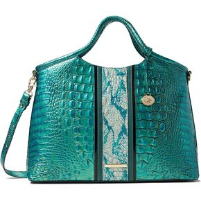 BRAHMIN Shimmer Elaine Satchel Peacock One Size in Kuwait