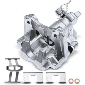 A-Premium Disc Brake Caliper Assembly with Bracket Compatible with Select Suzuki Models - Kizashi 2010 2011 2012 2013, L4 2.4L - Rear Right Passenger Side