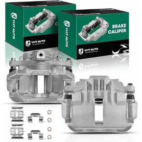 Set of 2 Rear Side Brake Caliper Assembly Compatible with Chevrolet S10 Blazer GMC Jimmy Sonoma Isuzu Oldsmobile