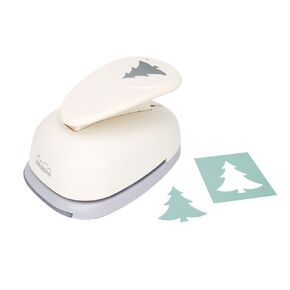 Bira 3 inch Fir Tree, Christmas Tree, Christmas Punch, Lever Action Craft Punch for Paper Crafting Scrapbooking Cards Arts DIY Projects