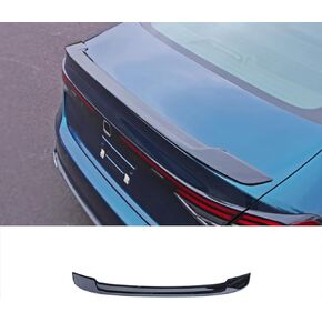 Car Accessories Fit for Honda Accord 2023 2024 Exterior Rear Trunk Lip Wing Spoiler Cover Trim (Carbon Fiber Style) ABS 1 PC