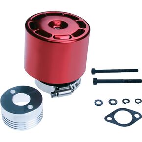 Air Filter Set with ALU.V Red Cover for 1/5 RC Hpi Baja Rovan King Motor 5B 5T 5SC TOP Speed RC World