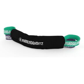 RubberBanditz Resistance Band Protective Sleeve Cover - Exercise Band Protector Keeps Bands Safe using Nylon Fitness Band Cover - Resistance Band Sleeve for Under Feet or Sharp Edges