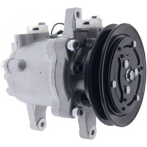 FridayParts Air Conditioning Compressor RD451-93900 RD45193900 Compatible for Kubota R430 R530 R630 SVL75C SVL75-2C SVL90C SVL95-2SC U35-4 U55 U55-4