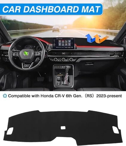Cartist Dashboard Cover Compatible with CRV CR-V 2023 2024 Accessories Dash Cover Mat Non-Slip Pad Carpet Anti-Glare in Saudi Arabia